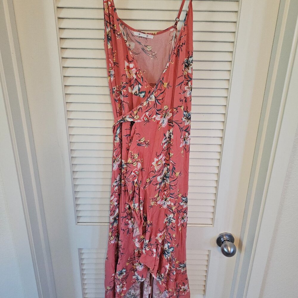 Tropical Wrap Dress